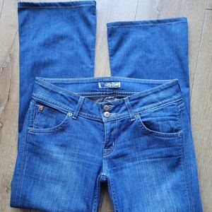 HUDSON Low Rise Boot Cut Blue Jeans
